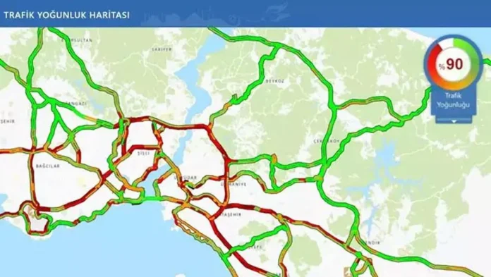 istanbul-trafigi-yagis-nedeniyle-yogunlasti